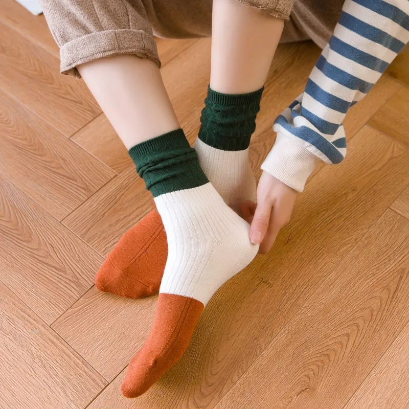Women's cashmere soft cotton socks (7)