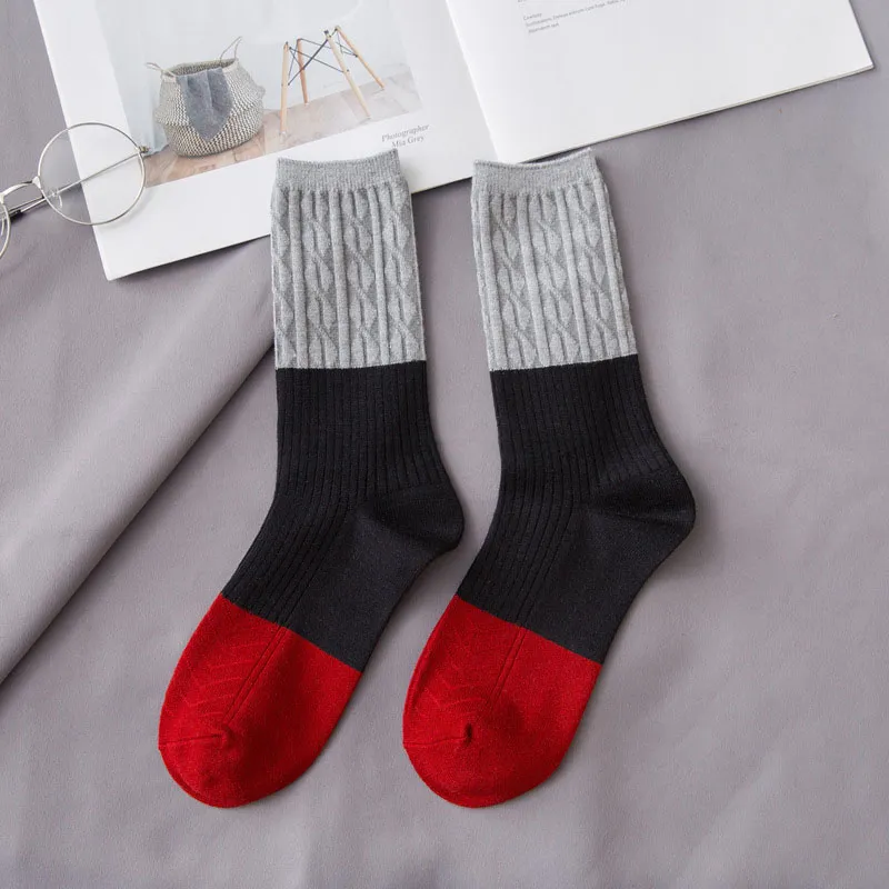 Women's cashmere soft cotton socks (2)