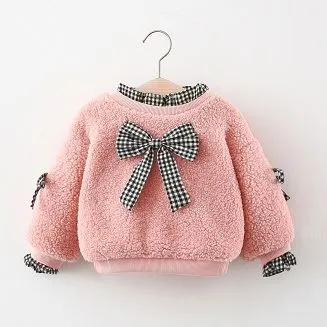 Jersey de lana gruesa con lazo